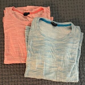 Champion Pink and Blue Long Sleeve Tops
